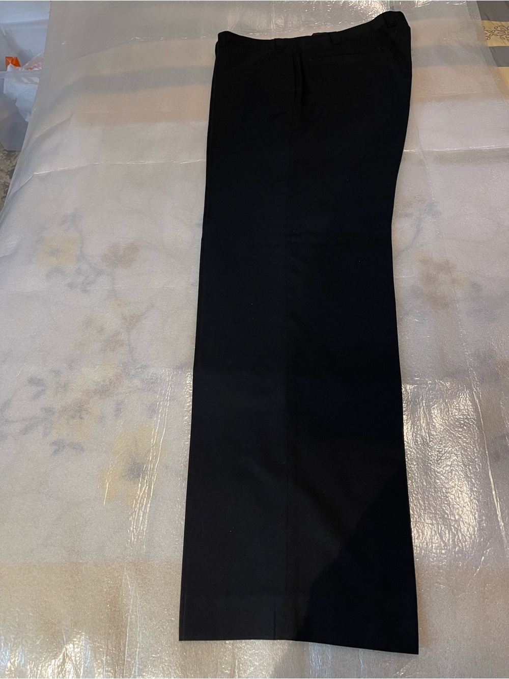 Calvin Klein Men’s Black Dress Pants - Classic Tailored Trousers 36x32